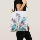 Riley Floral Monogram Tote Bag (Dichtbij)