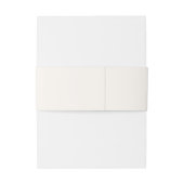 Riley Ivory en goud Elegant Huwelijk Uitnodigingen Wikkel (Achterkant Voorbeeld)