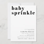 RILEY Modern Bold Baby Sprinkle Kaart (Voorkant)