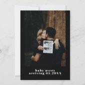 RILEY Modern Bold Baby Sprinkle Kaart (Achterkant)