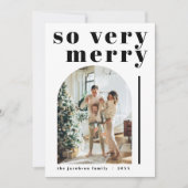 RILEY Modern, zo prettig kerst Kaart (Voorkant)