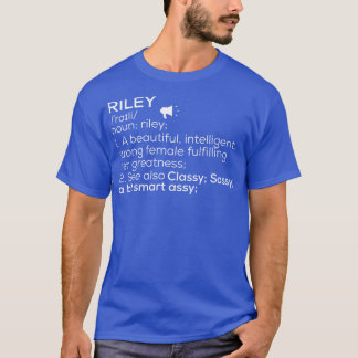 Riley Naam Riley Definitie Riley Vrouw Naam Riley T-shirt