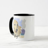 “Riley” – Portret van een hond - Personaliseer de Mok (Voorkant links)