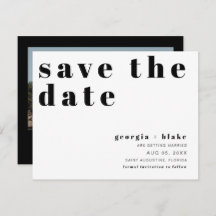 RILEY Retro Bold Contemporary Save the Date