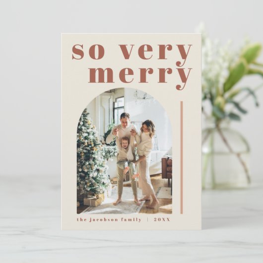 RILEY Retro, zeer prettige kerstKaart Kaart (Staand voorkant)