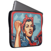 Riley-Roos Laptop Sleeve (Voorkant Rechts)