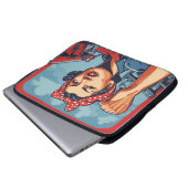 Riley-Roos Laptop Sleeve (Voorkant onderkant)