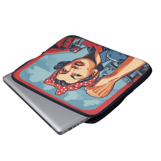 Riley-Roos Laptop Sleeve (Voorkant onderkant)