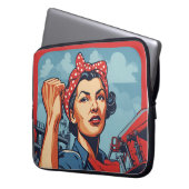 Riley-Roos Laptop Sleeve (Voorkant Links)