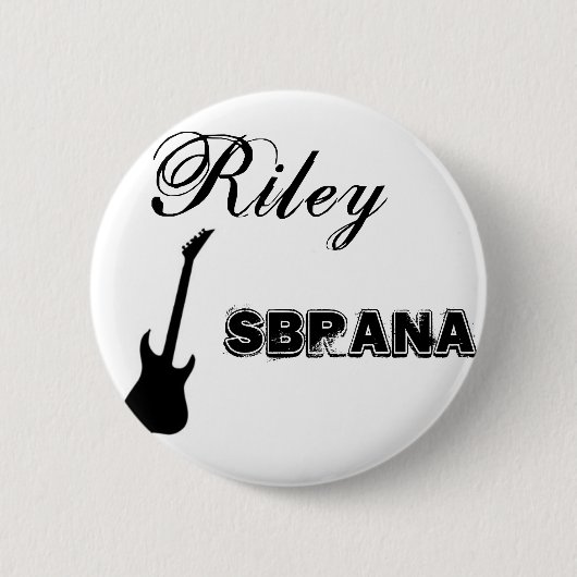 Riley Sbrana knop Standaardgrootte Ronde Button 5,7 Cm (Voorkant)
