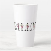 Riley's naam. Mijn naam is Riley. Latte Mok (Voorkant)