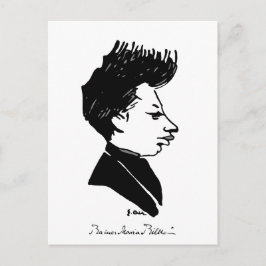 Rilke Caricature Briefkaart