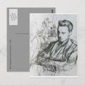 Rilke - Sketch Briefkaart (Voorkant / Achterkant)