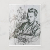 Rilke - Sketch Briefkaart (Voorkant)