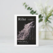 RILKE WEBSITE POSTER BRIEFKAART (Staand voorkant)