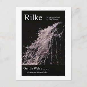 RILKE WEBSITE POSTER BRIEFKAART