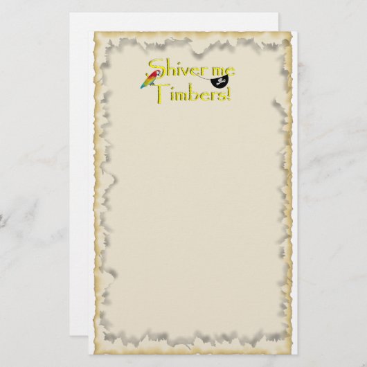 RILLEN ME TIMBERS! BRIEFPAPIER (Voorkant / Achterkant)