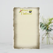 RILLEN ME TIMBERS! BRIEFPAPIER (Staand voorkant)