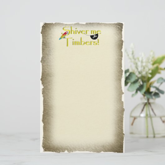 RILLEN ME TIMBERS! BRIEFPAPIER (Staand voorkant)