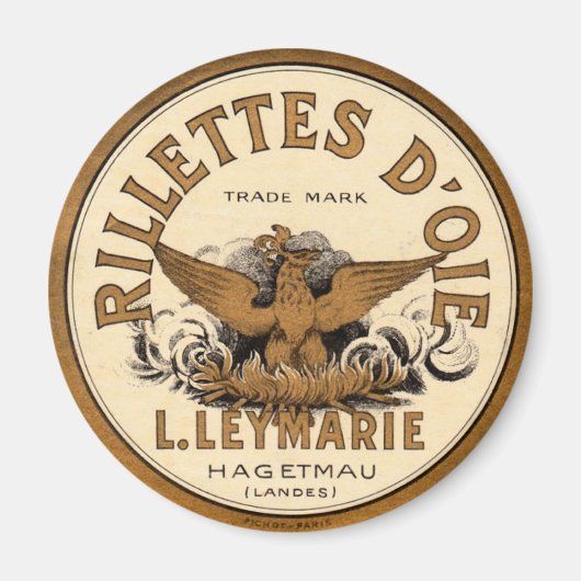  Rillettes D'oie Advertisement Magneet (Voorkant)