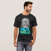 Rillingen en sensaties Schedel Graphic Halloween H T-shirt (Voorkant volledig)