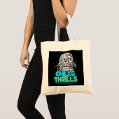 Rillingen en sensaties schedel Halloween Canvas ta Tote Bag (Voorkant (product))