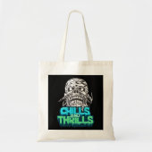 Rillingen en sensaties schedel Halloween Canvas ta Tote Bag (Voorkant)