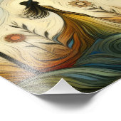 Rillingen van affectie foto afdruk (Hoek)