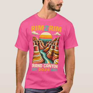 Rim 2 Rim Grand Canyon Trail Run R2R2R Hik T-shirt