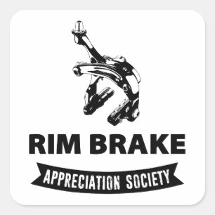 Rim Brake Appreciation Society Vierkante Sticker