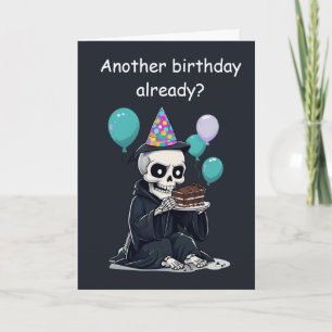 rim Reaper Verjaardag Grappig Veroudering Humor Ca Kaart