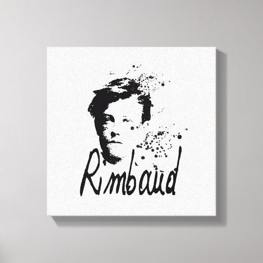 RIMBAUD - Graphic Art Canvas (Voorkant)