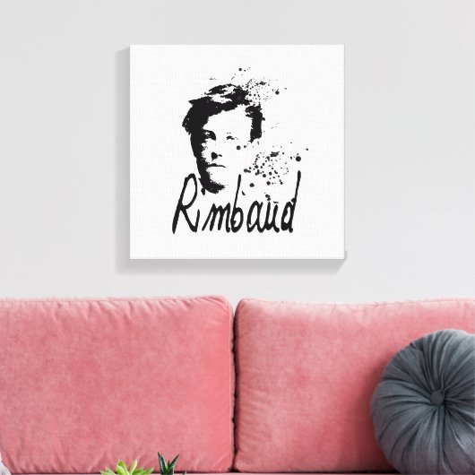 RIMBAUD - Graphic Art Canvas (Insitu (Woonkamer))