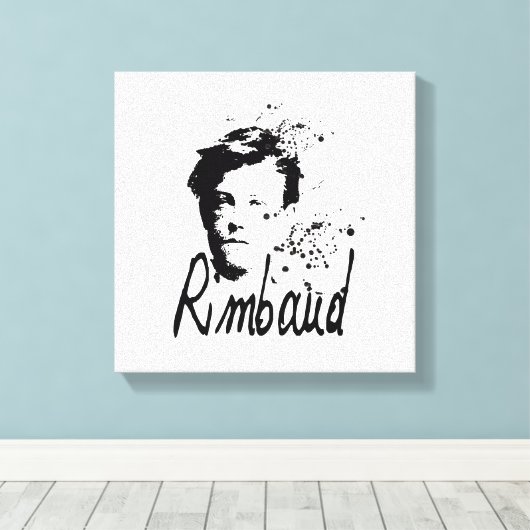 RIMBAUD - Graphic Art Canvas (Insitu (Houten vloer))