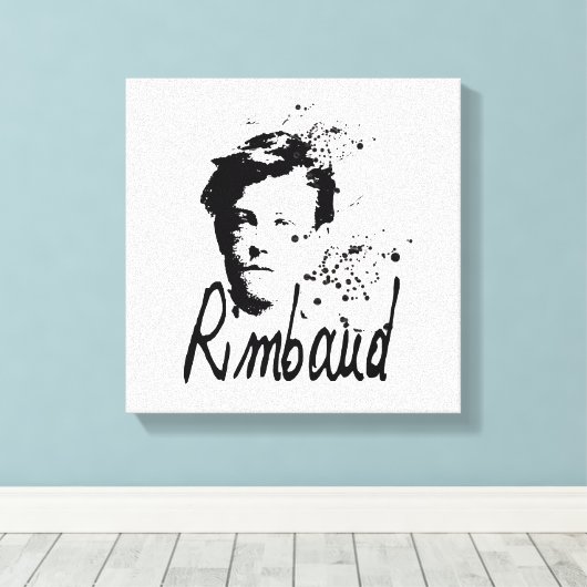 RIMBAUD - Graphic Art Canvas (Insitu (Houten vloer))