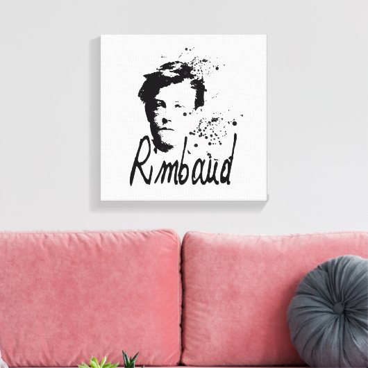 RIMBAUD - Graphic Art Canvas (Insitu (Woonkamer))
