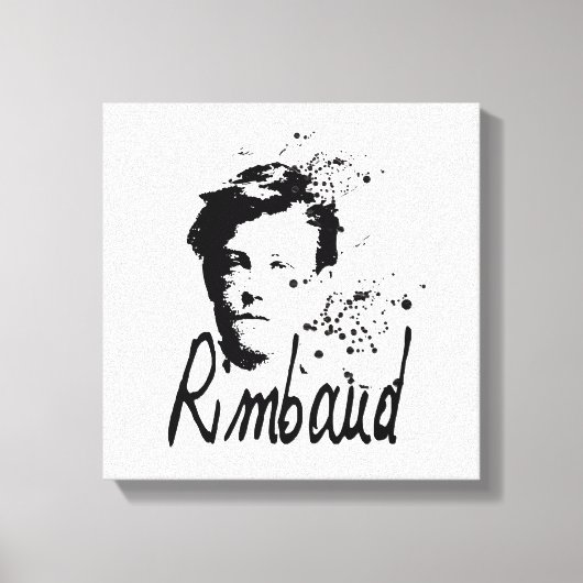 RIMBAUD - Graphic Art Canvas (Voorkant)
