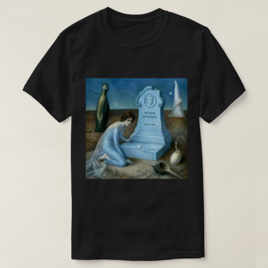 Rimbaud overhemd t-shirt (Design voorkant)