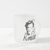 RIMBAUD-portret 2x Mok (Voorkant rechts)
