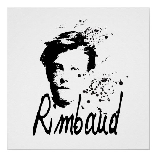 RIMBAUD Portret Graphic Perfect Poster (Voorkant)