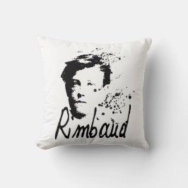 RIMBAUD portret Square Pillow Kussen