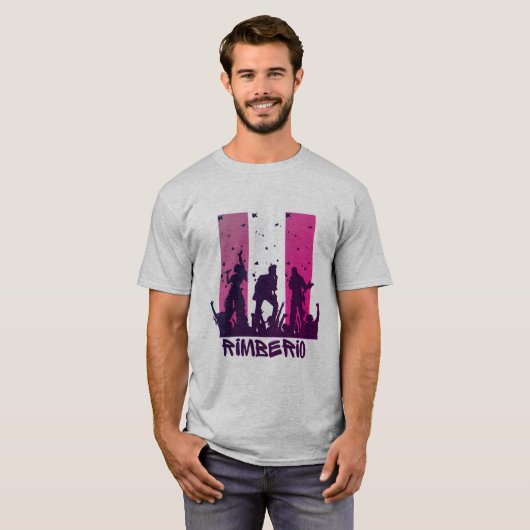 "Rimberio: Urban Elegance" T-shirt (Voorkant volledig)