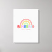Rimeberio Typography Art Canvas Afdruk (Voorkant)