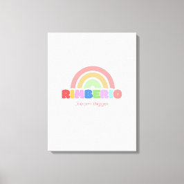 Rimeberio Typography Art Canvas Afdruk