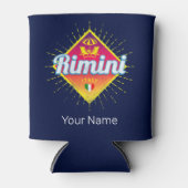 Rimini Emilia-Romagna Italië Retro Sunset Blikjeskoeler (Voorkant)