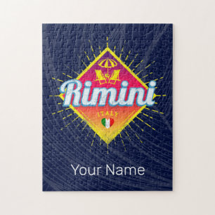 Rimini Emilia-Romagna Italië Retro Sunset  Legpuzzel