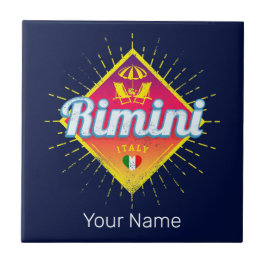 Rimini Emilia-Romagna Italië Retro Sunset  Tegeltje