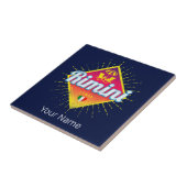 Rimini Emilia-Romagna Italië Retro Sunset Tegeltje (Zijkant)