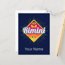 Rimini Emilia-Romagna Italië Retro Zonsondergang V