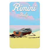 Rimini Italië strandposter Magneet (Verticaal)